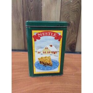 VTG Nestle Toll House Advertising Tin Seasons Limited Edition Metal Canister
